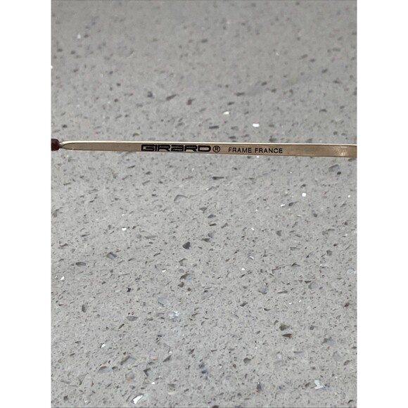 Vintage Girard France 4380 55-140 Brown Gold Eyeglasses FRAMES ONLY READ - Picture 7 of 7